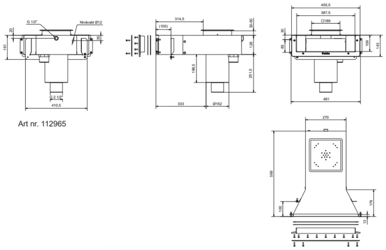 Pahlen Infinity -ylivuotolaippa liner-allas