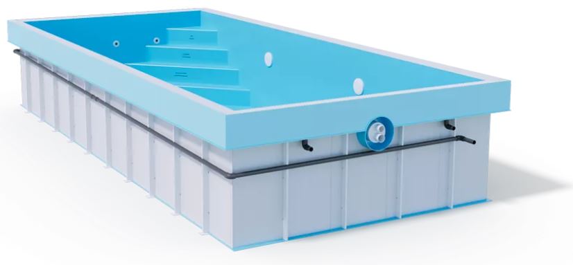Minipool Wellness -allas 2.25×2.5 m
