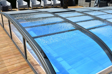 Pooltak NIVO KIT 650B 3×6 (kirkas lasi, sivuovi)