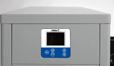 Pahlen Calidi ZP 13 grå industricentral med vitblå display