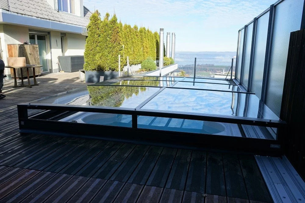 Pooltak Mästare PLUS 3×6 yksiraide, 6mm kirkas muovi