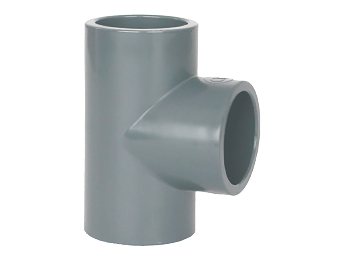 PVC T-haara 90° liimaholkilla 50 mm