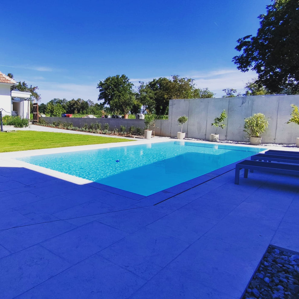 Pooltime Exklusiv overflow PP-allas, tasapainotankki 4 x 8 x 1,5 m