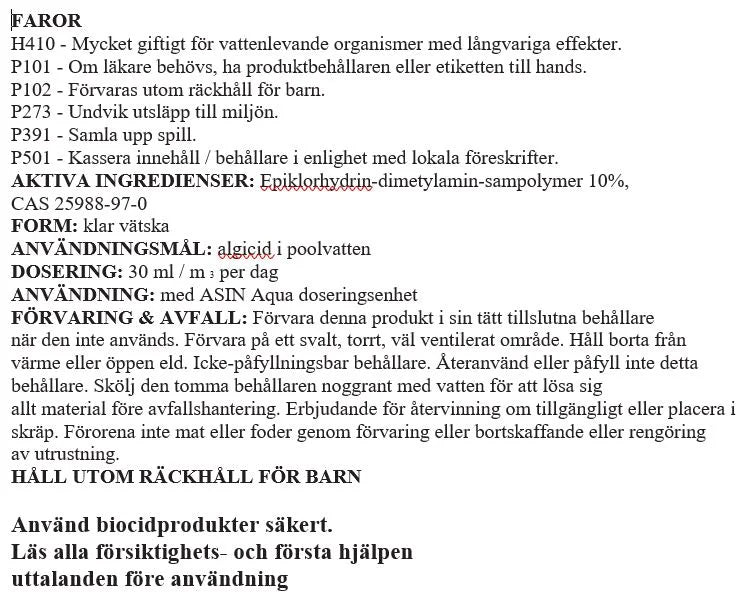 ALGEDRIDENDE VÆSKE 20L