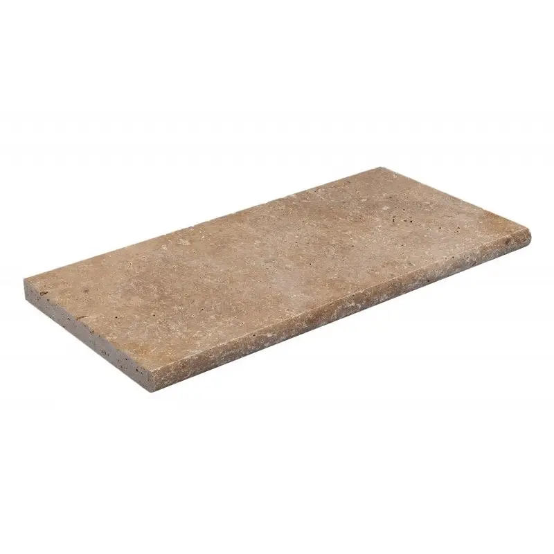 Beige rektangulär stenplatta Natura Kiruna Paket med texturerad yta