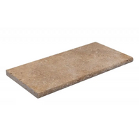 Beige rektangulär stenplatta Natura Kiruna Paket med texturerad yta