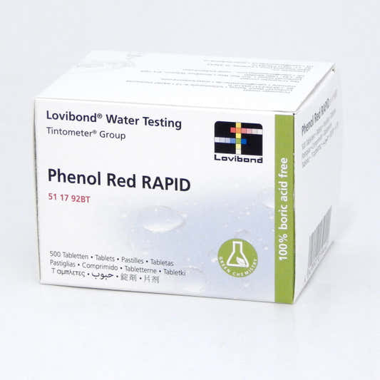 Testtablett test-set Fenol röd pH, 500 tabletter