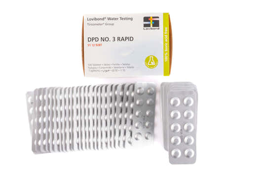 Testtablett DPD3 test-set totalklor, 500 tabletter