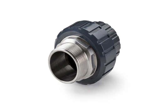Unionskoppling PVC/RF 50 × 1½ tum utv.