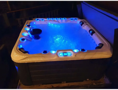 PassionSpa Felicity Mighty Wave -poreallas – sininen LED-valaistus