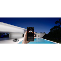 Xwarrior InverX X60 svartvit robotisk poolrengörare med modern design