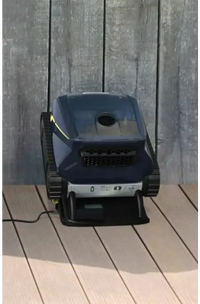 Blå Poolrobot Zodiac Freerider med trådlös frihet och svarta band