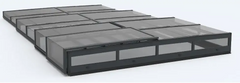 Icon Kit -allaskate – musta kehys, modulaariset kattopaneelit, kirkkaat paneelit, altaaseen