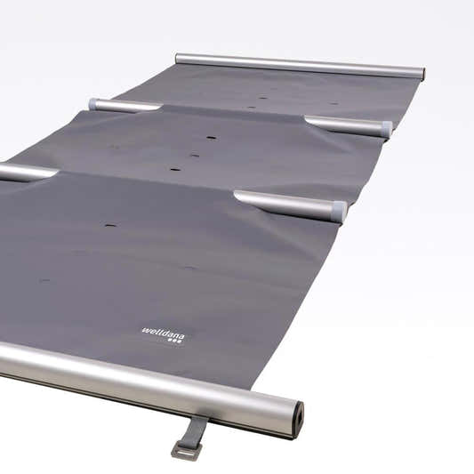 Welldana Safe -turvapeite, harmaa, 3,4 × 6,4 m