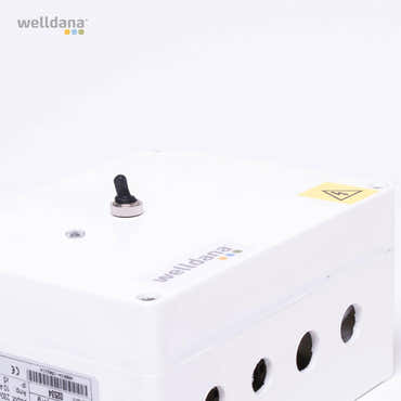 Welldana-pinnankorkeuden säädin 230 V ilman anturia